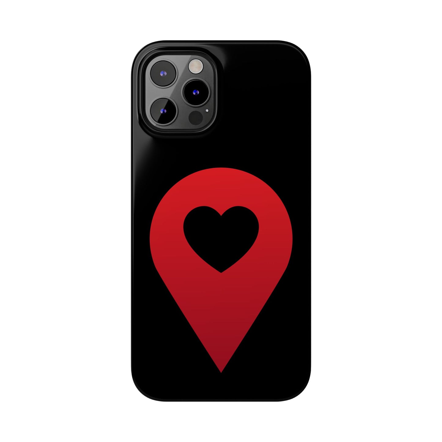Logo Slim iPhone Case (black)