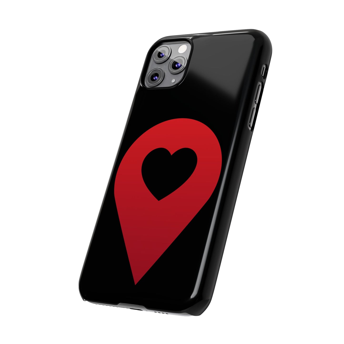 Logo Slim iPhone Case (black)