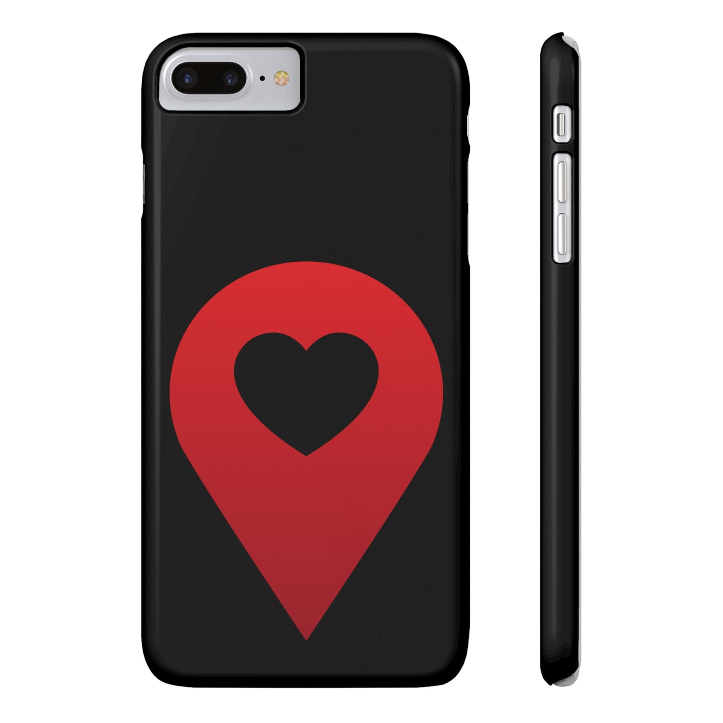 Logo Slim iPhone Case (black)